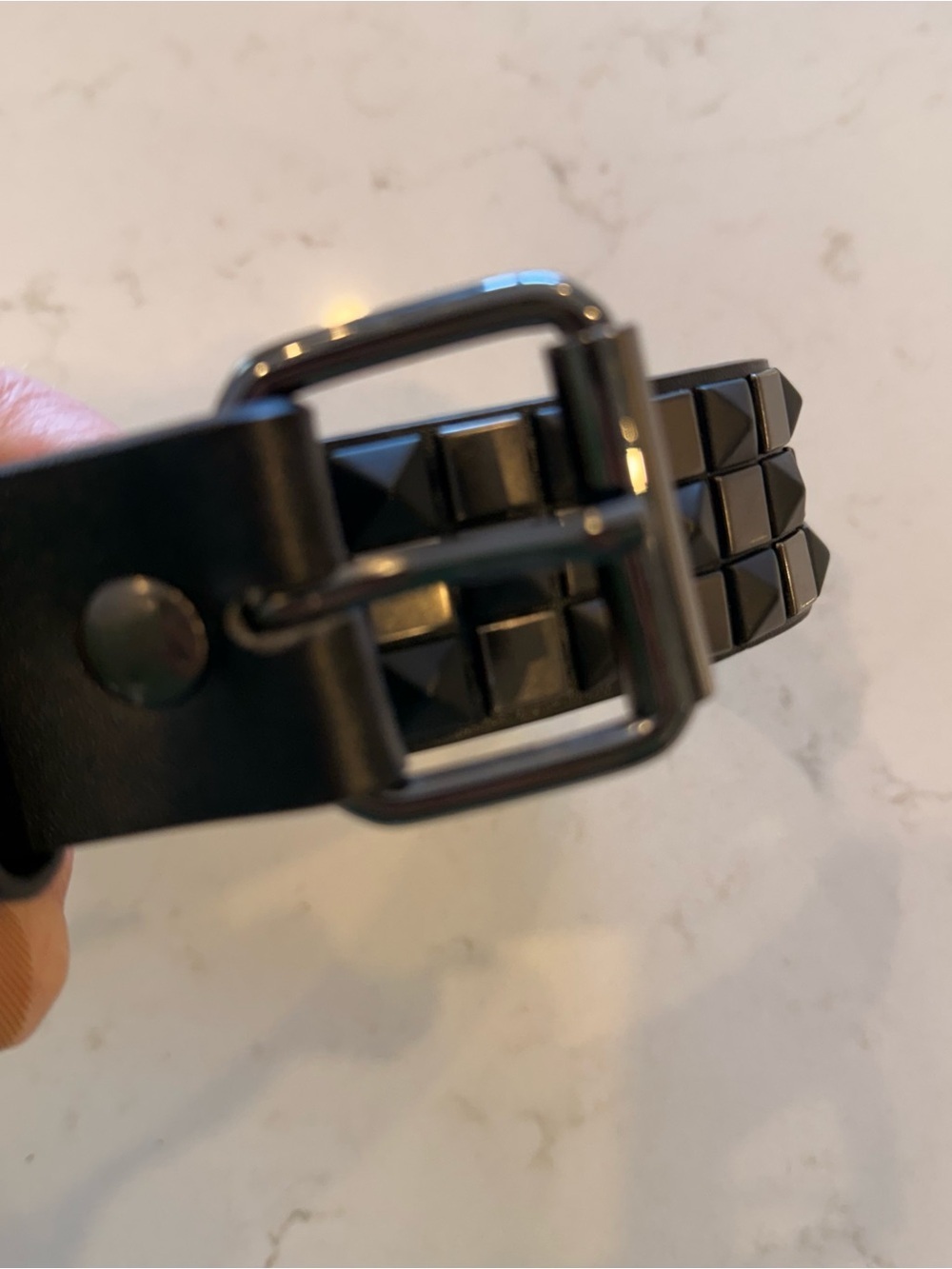 🔥 Closet Sale — 3 for $25 / 5 for $40 - Black Studded Kids Belt  Y2K Small